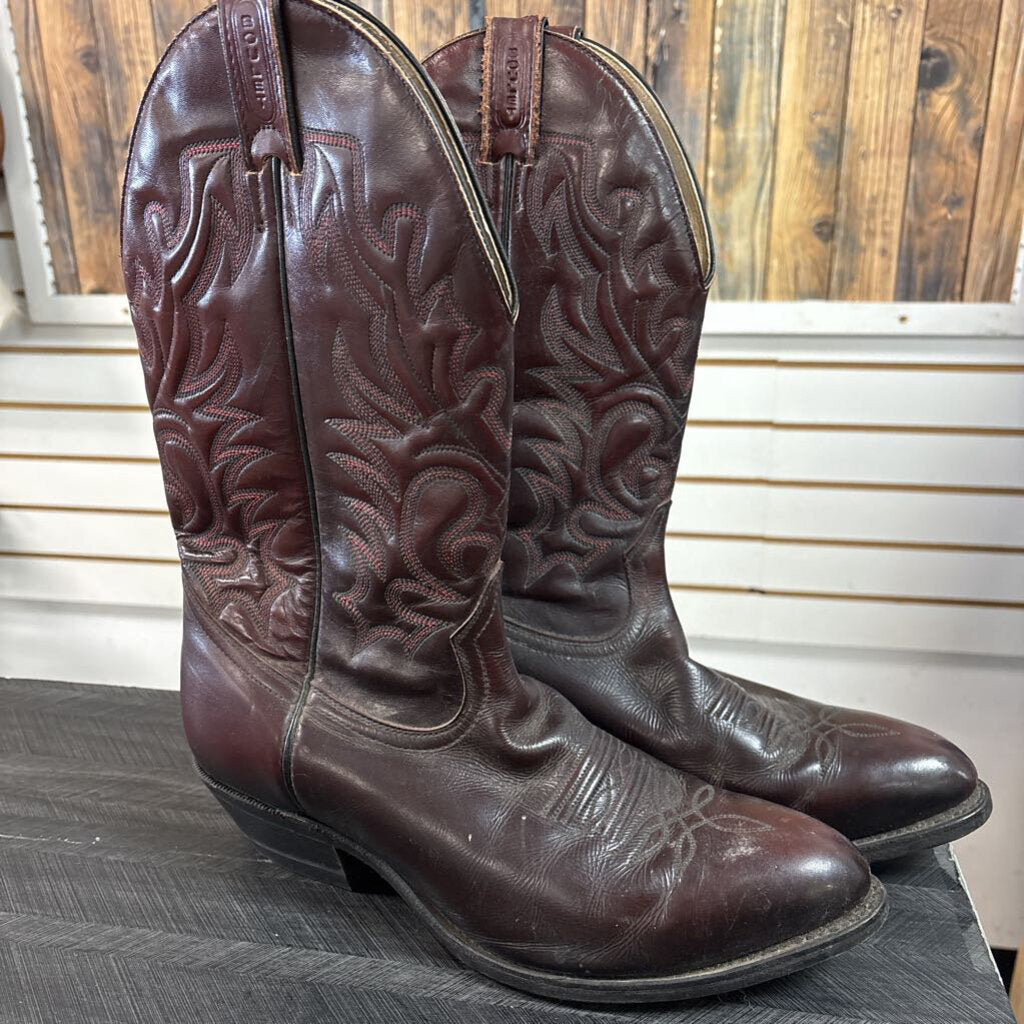 Boulet Hand Crafted Western Boots, Men's 10