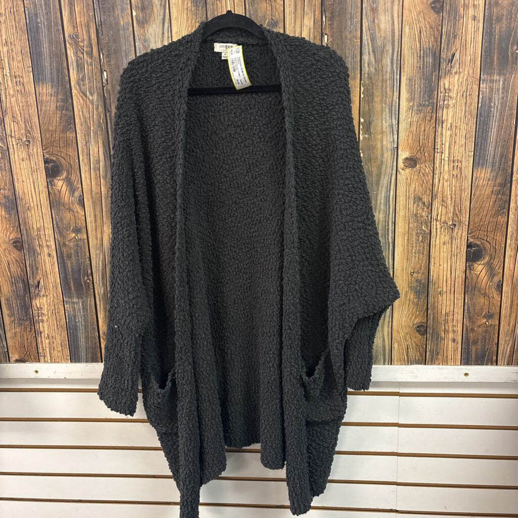Umgee Dark Grey Cardigan Women's Size M