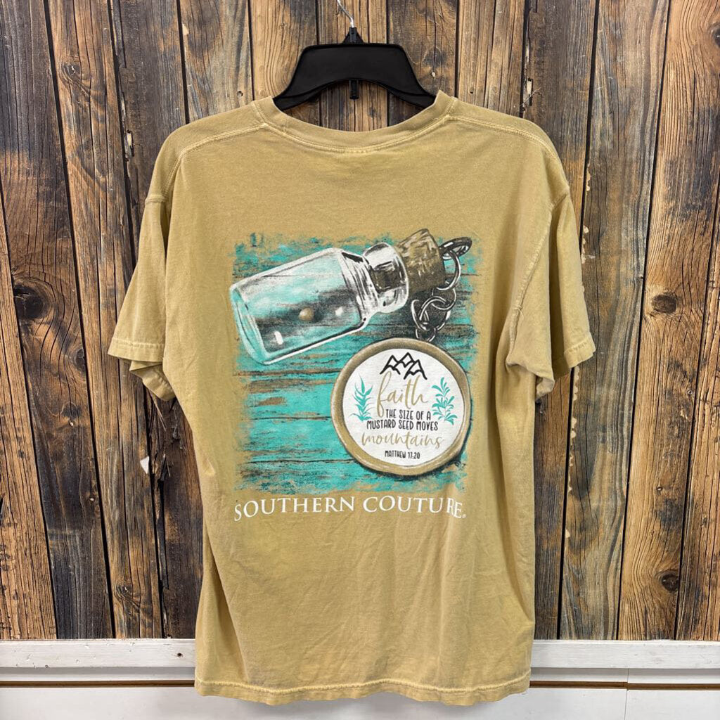 Southern Couture Mustard Seed Shirt Women's Size M