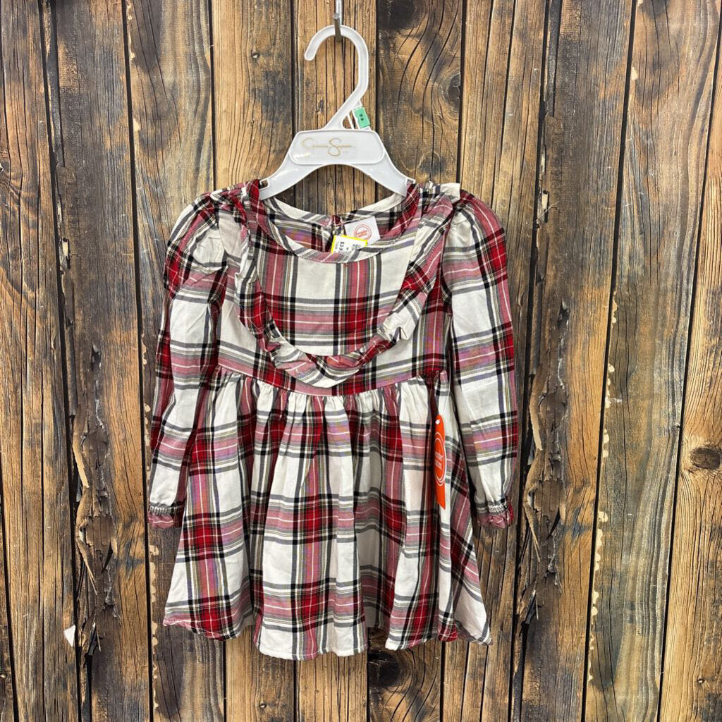 NWT Plaid Dress Girl's Size 12 months