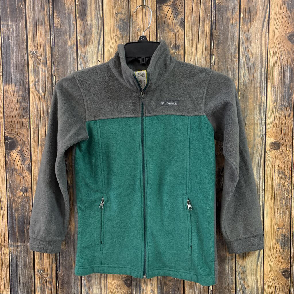 Columbia Grey and Green Jacket Boy's Size 10/12