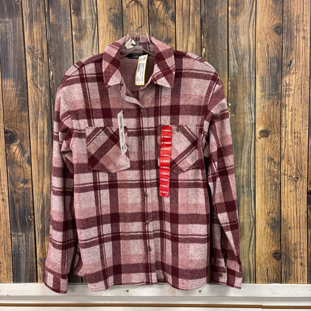NWT Flannel Shirt Women's Size XS