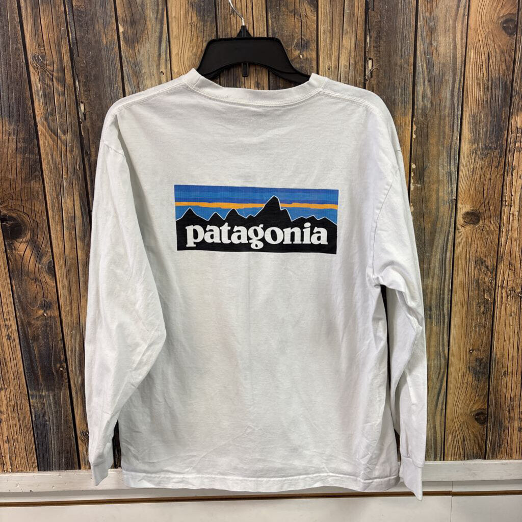 Patagonia White Long Sleeve Shirt Men's Size M