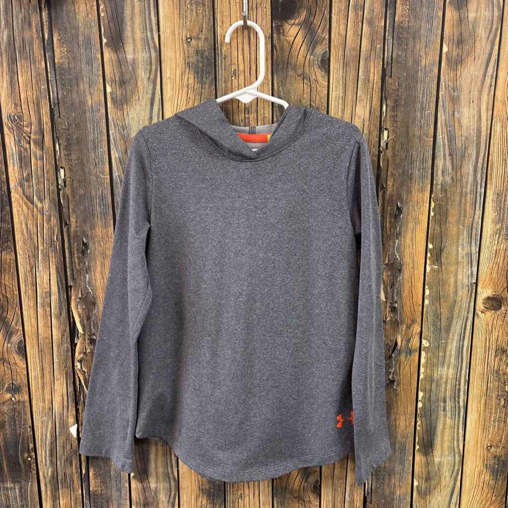 Under Armour Hooded Shirt Girl's Size YS/8