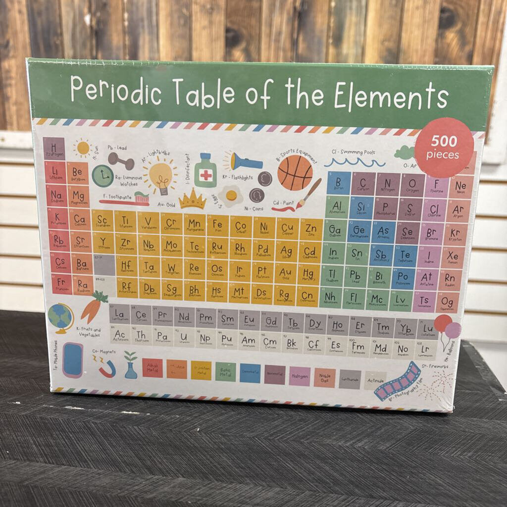 New Periodic Table Puzzle 500 Piece