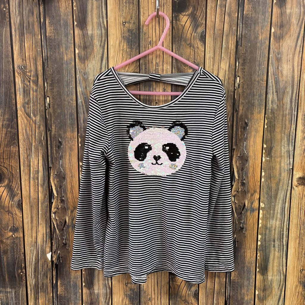 Sequin Panda Top, Girl's 6X