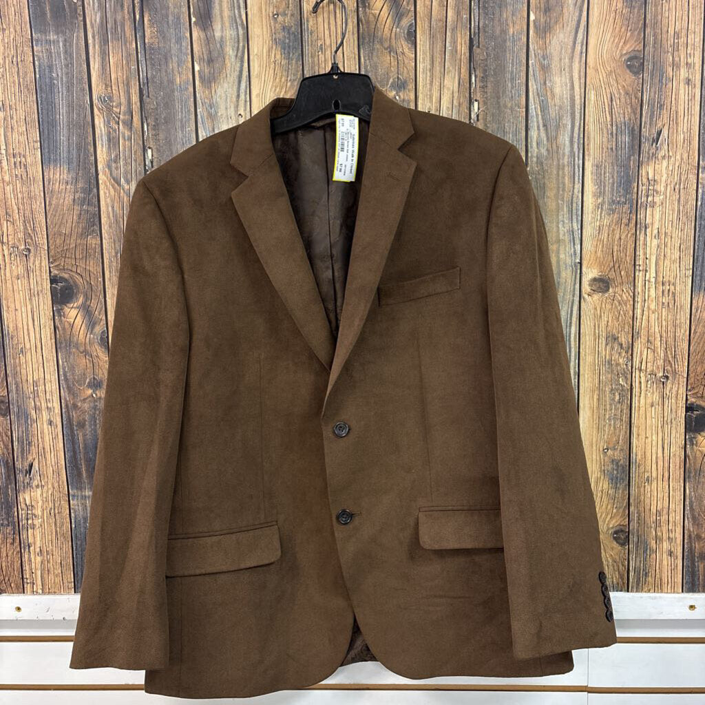 Murano Brown Suit Jacket, Men's XL