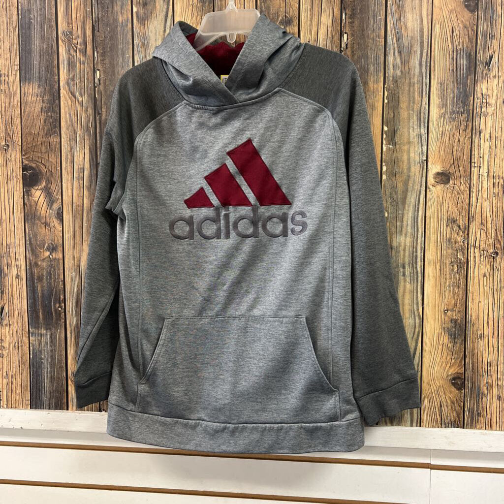 Adidas Grey Hoodie Boy's Size 18/20