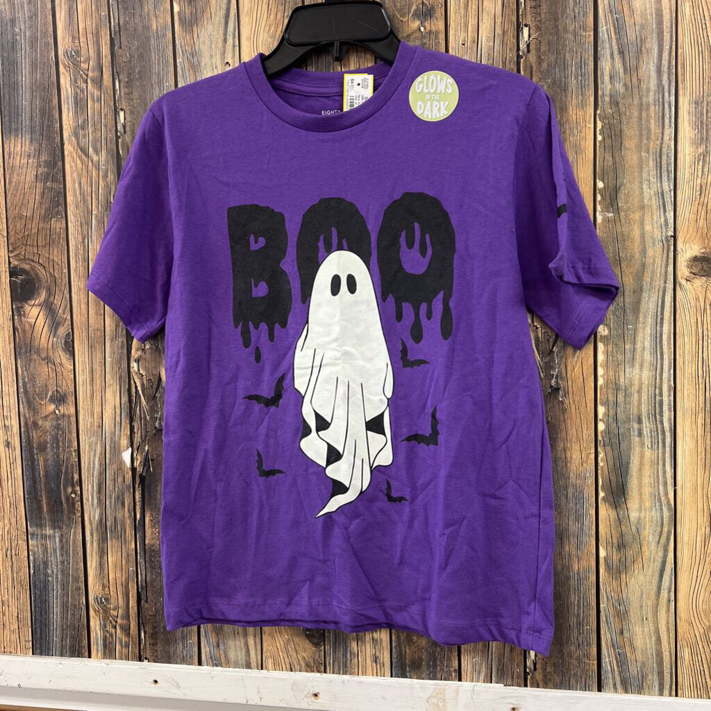 New Purple Boo Shirt Girl's Size 14