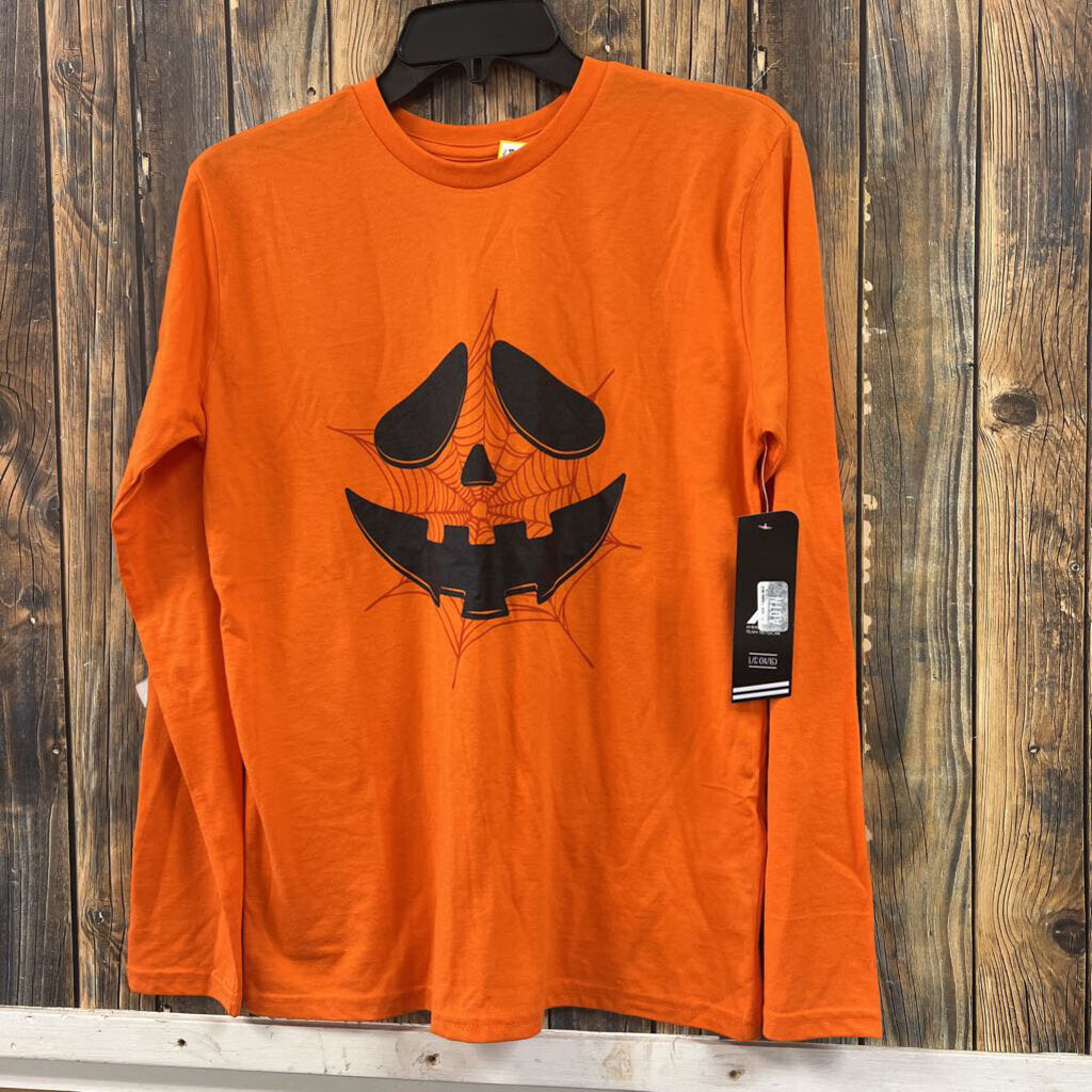 NWT Pumpkin Face Shirt Girl's Size 14/16