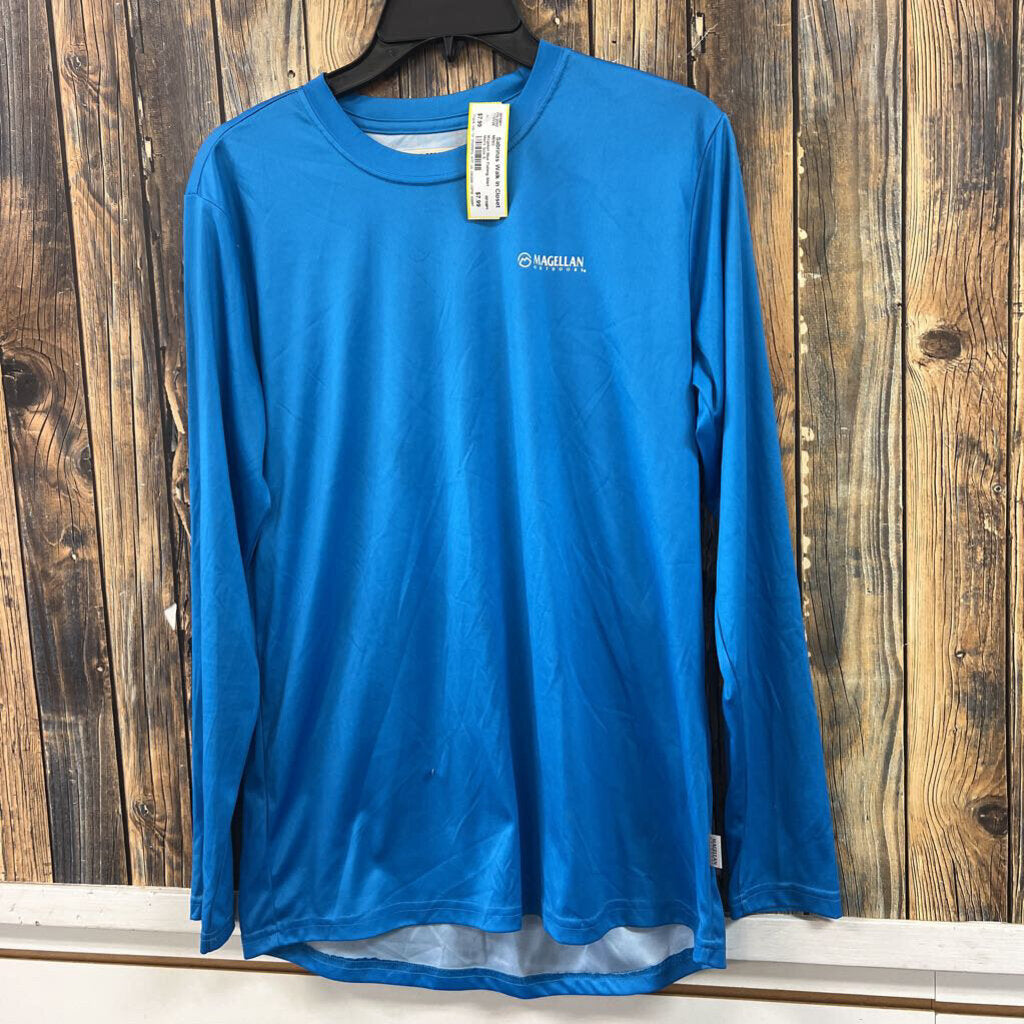 Magellan Blue Fishing Shirt Men's Size S