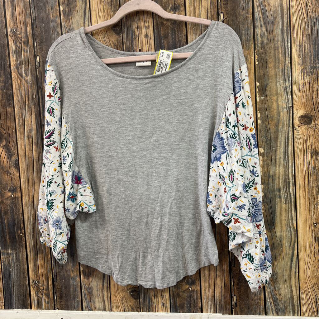Daytrip Floral Sleeve Top, Women's XS
