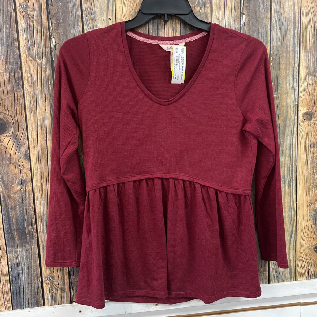 Matilda Jane Red Top, Women's M