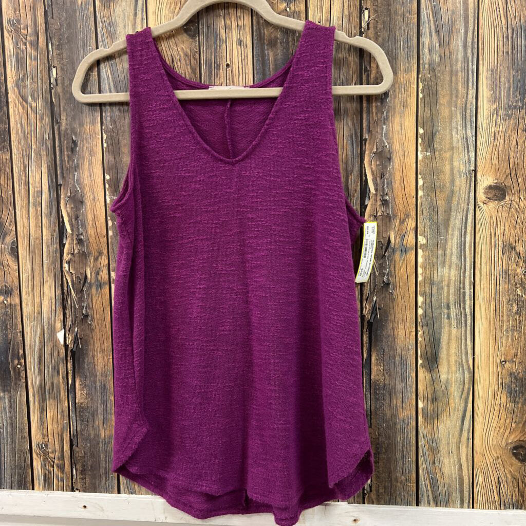 Zenana Purple Tank, Womens L