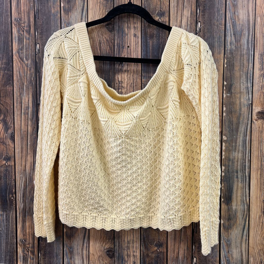 New Hollister Yellow Sweater, Women's XL