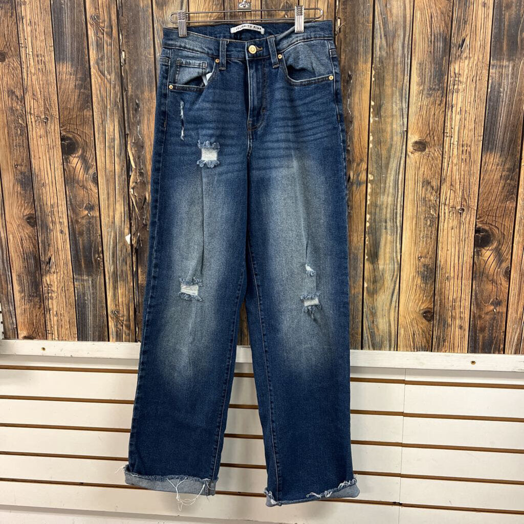 Celebrity Pink Wide Leg Jeans, Women's 5