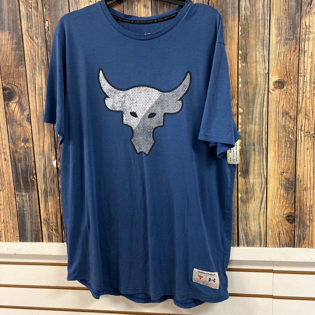 Under Armour Blue Tee, Mens XL