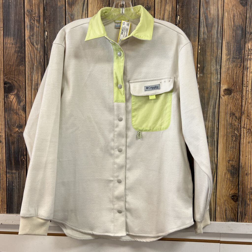 Columbia PFG Shacket, Womens XS