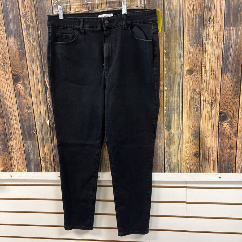 Zenana Black Jeans, Mens 34
