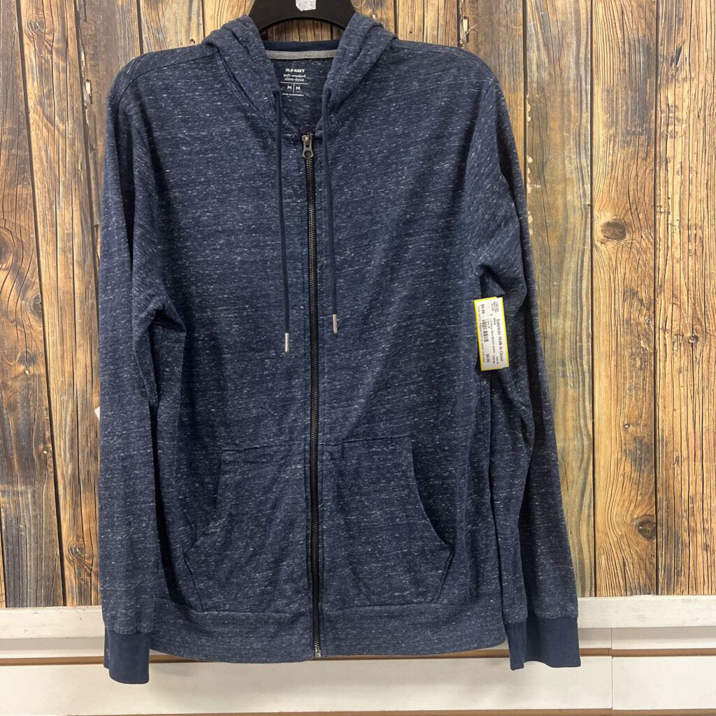 Old Navy Blue Marled Jacket, Mens M