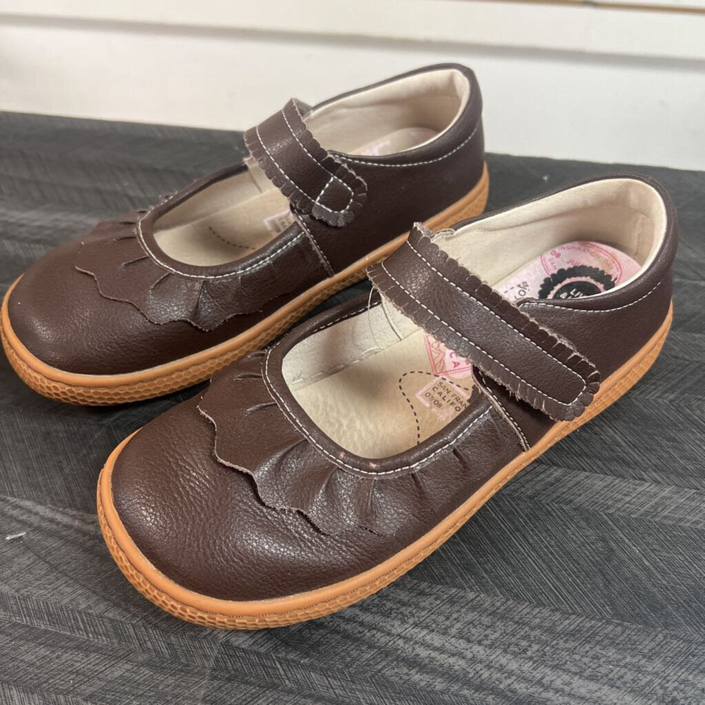Livie & Luca Brown Shoes, Girls 3Y