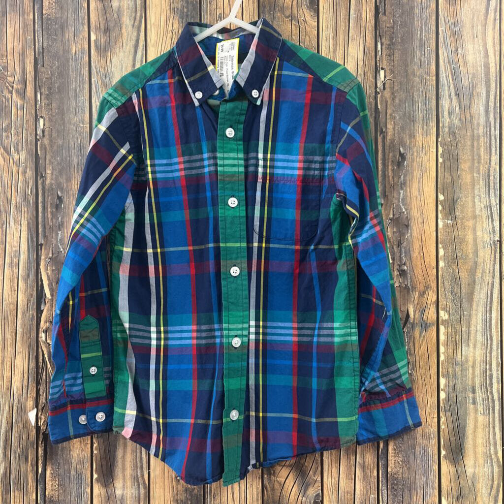 Class Club Plaid Button Up, Boys 6-7