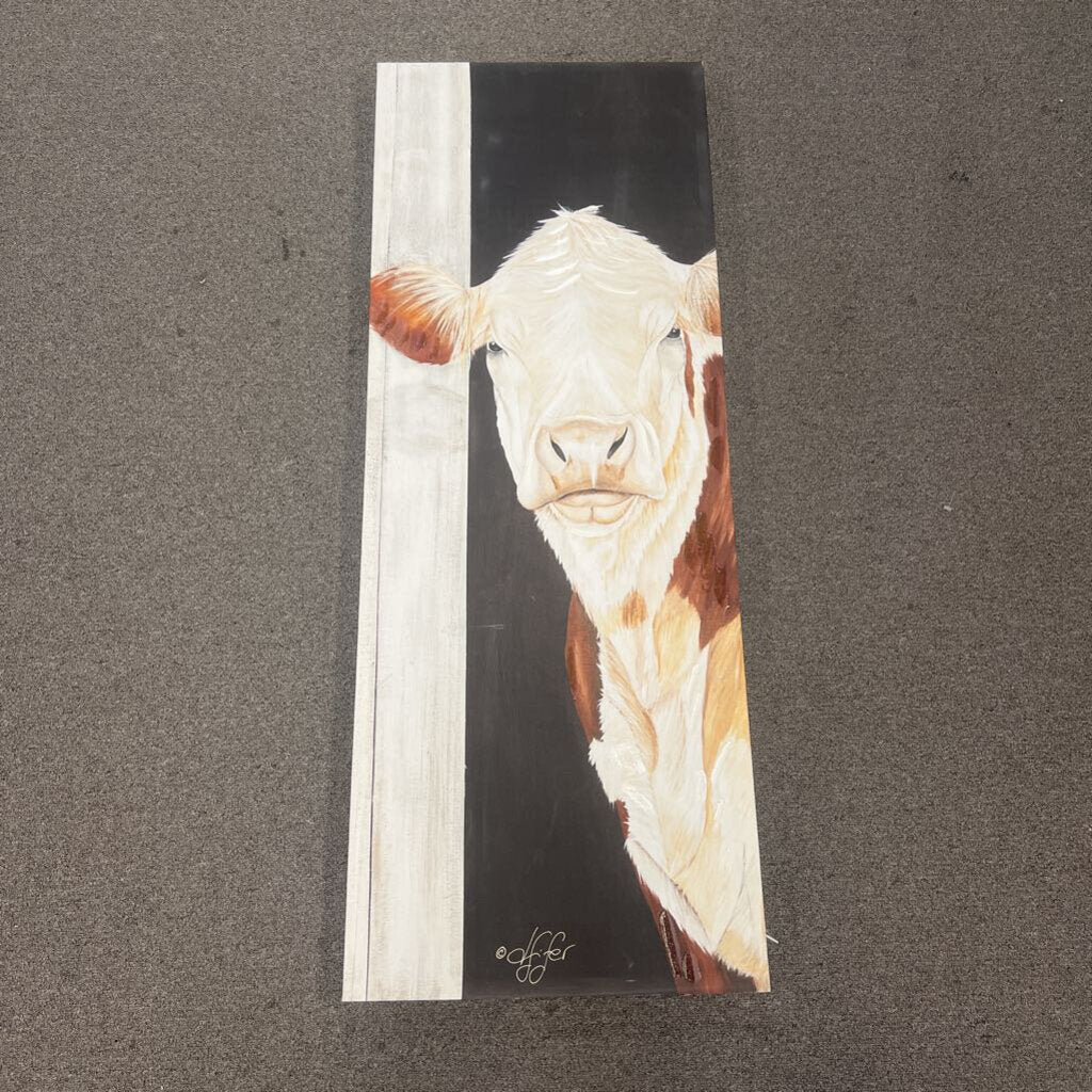 Cow Canvas - NO SHIP - 48x18
