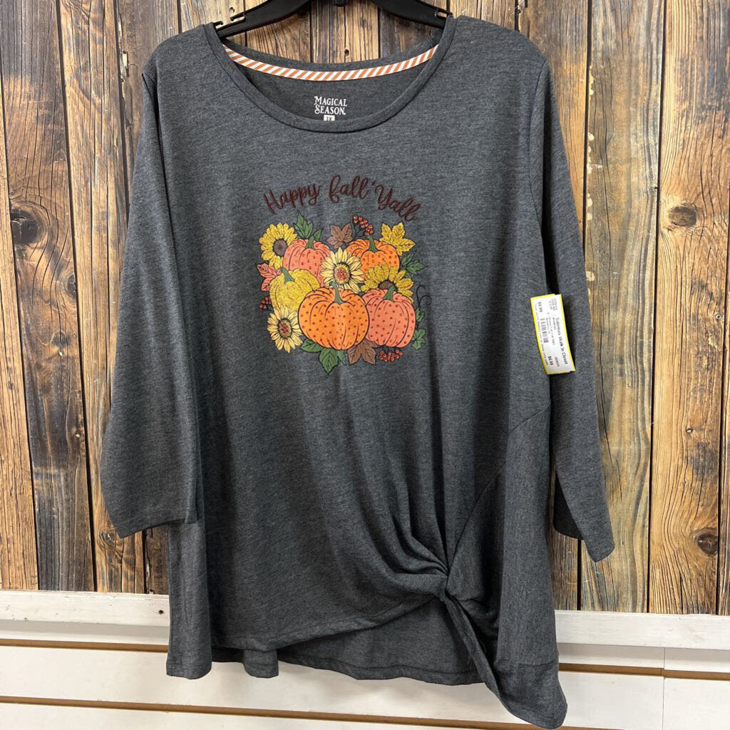 Happy Fall Y'all Shirt, Women's 1X