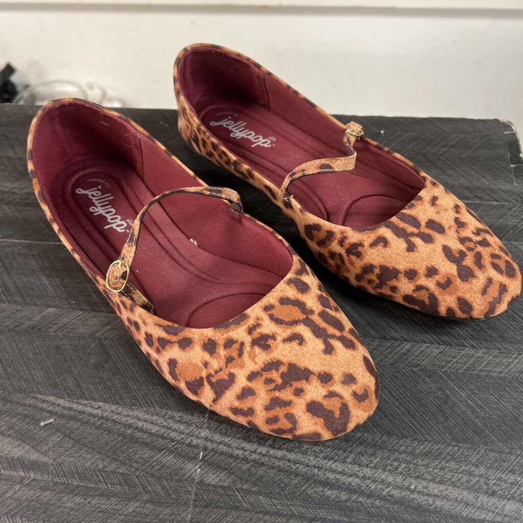 Jelly Pop Animal Print Shoes, Women's 9