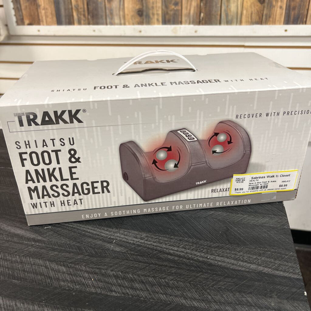 New in Box Foot & Ankle Massager w/ Heat