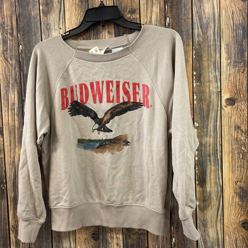 Budweiser Sweatshirt, Womens XS