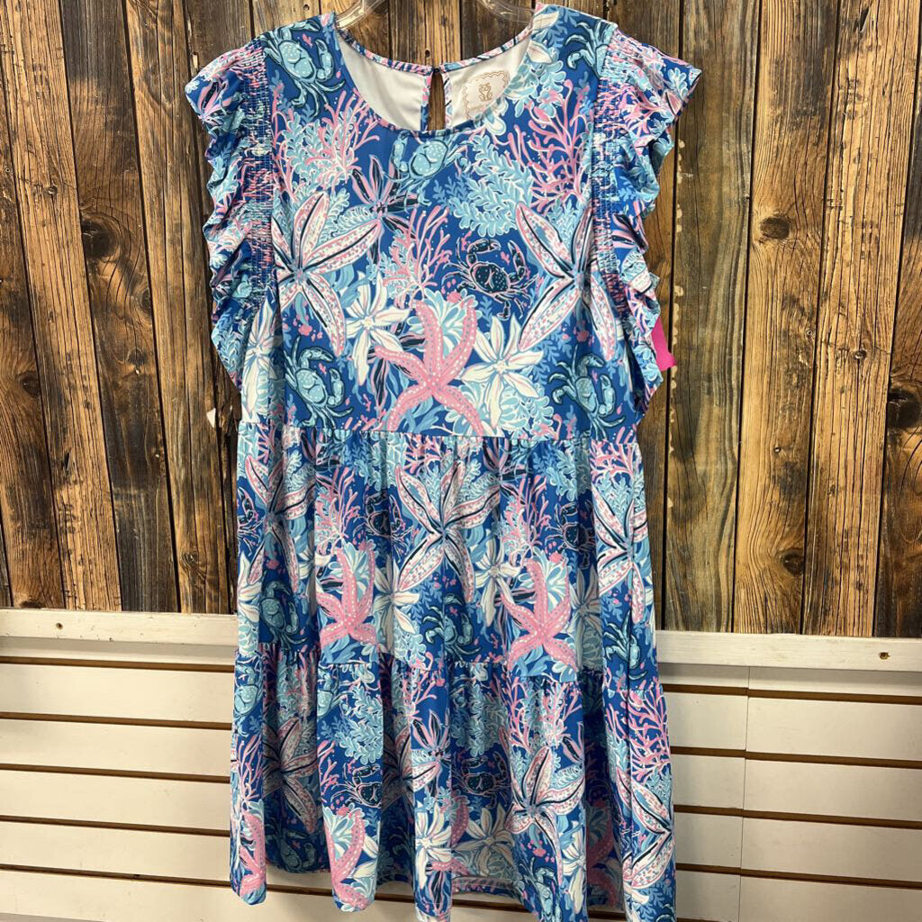 Simply Southern Buttery Soft Paisley Dress, Womens L