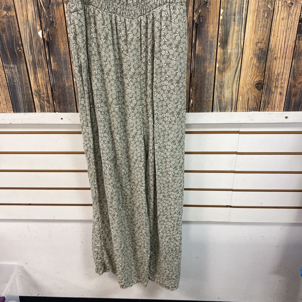 Maurices Green Floral Jumper, Womens XL