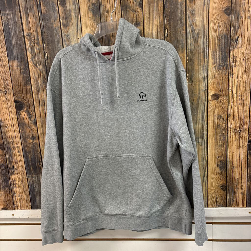 Wolverine Gray Hoodie, Men's L