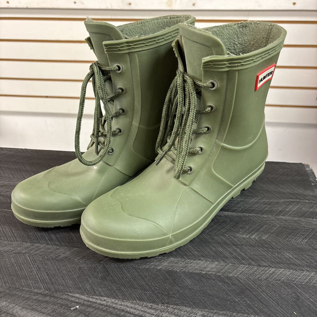 Hunter Green Boots, Women's 9