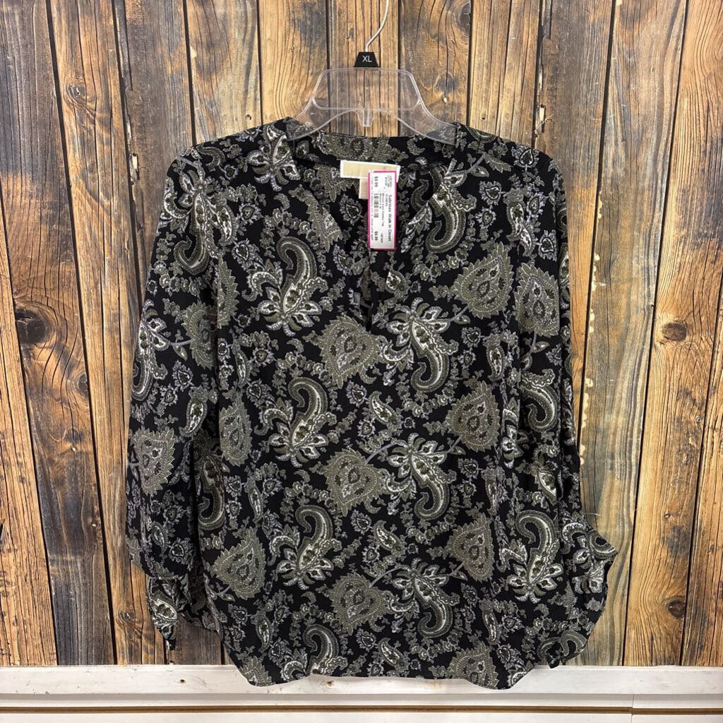 Michael Kors Paisley Top, Women's M
