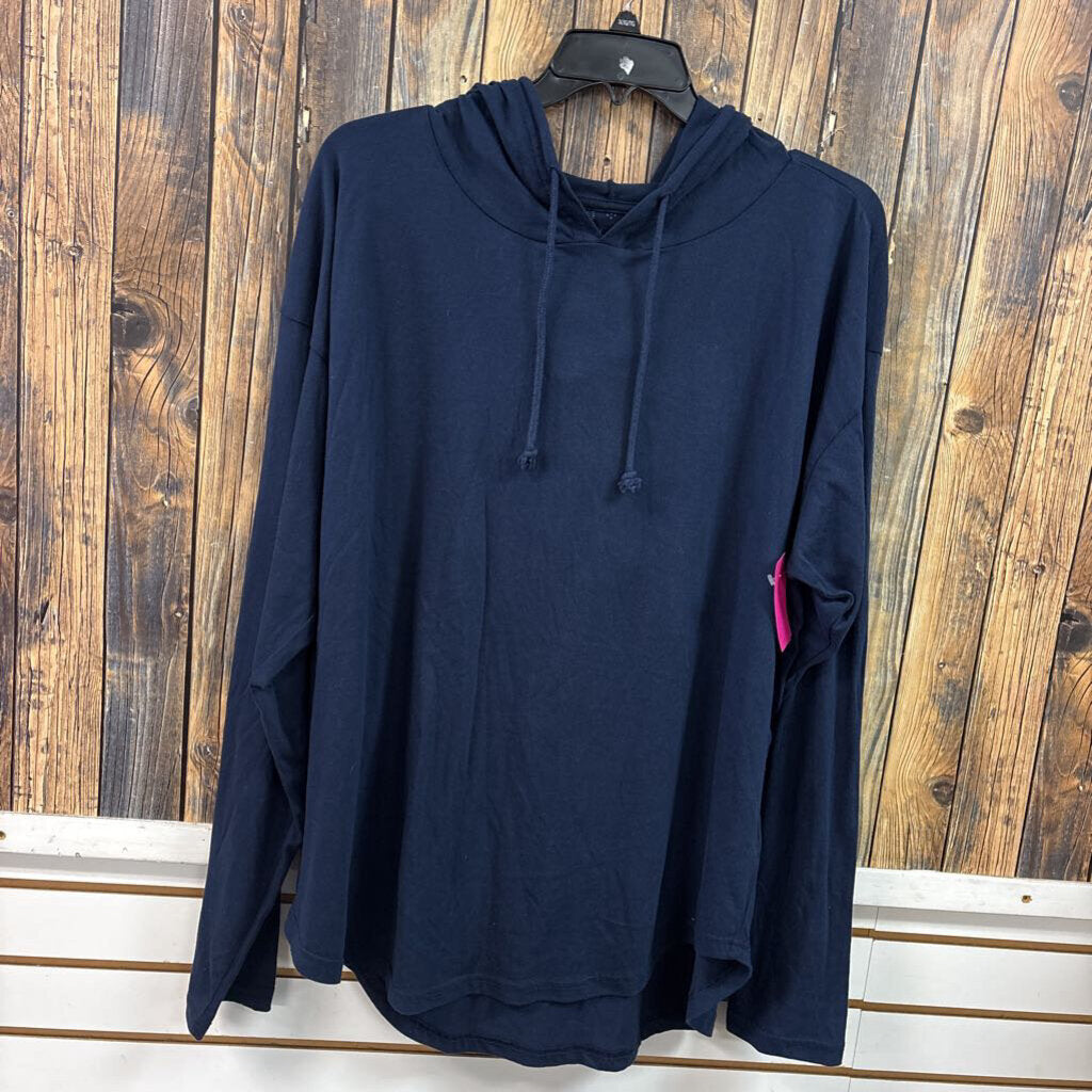 Royce Brand Blue Hooded Top, Women's 2XL