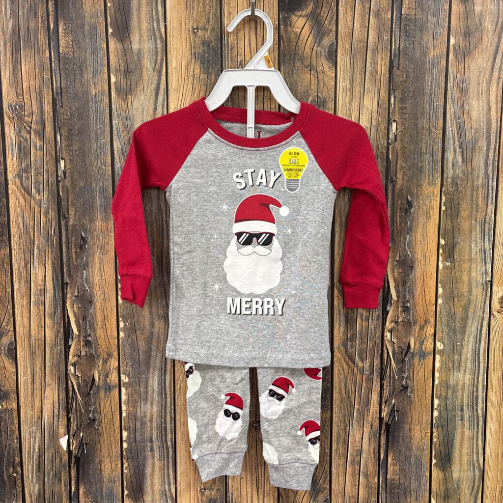 NWT Stay Merry Pjs, Boy's 12-18m