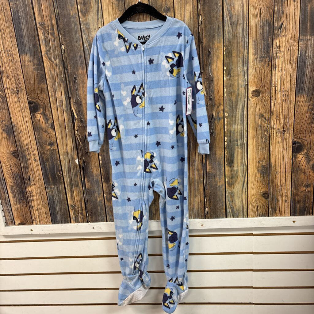 Bluey Soft PJ Footed Sleeper, Youth 5