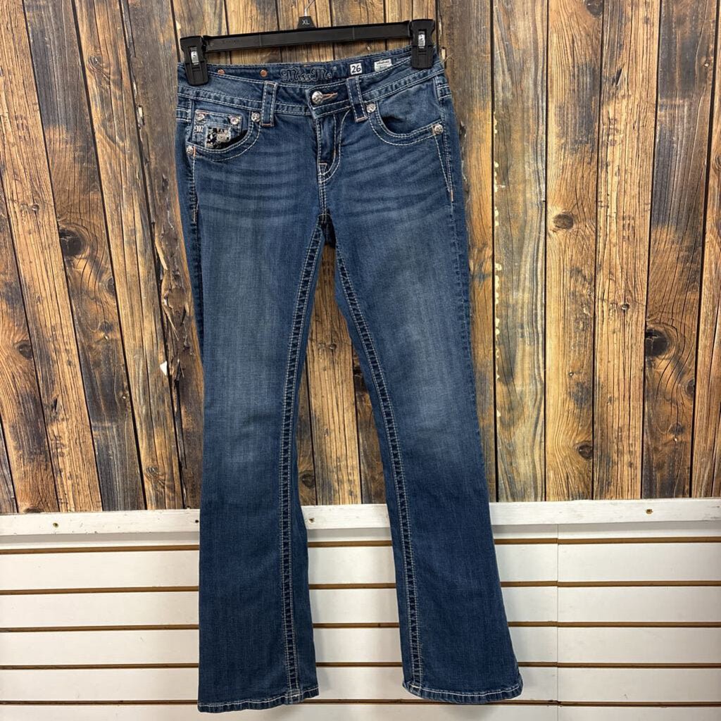 Miss Me Bootcut Jeans, Womens 26