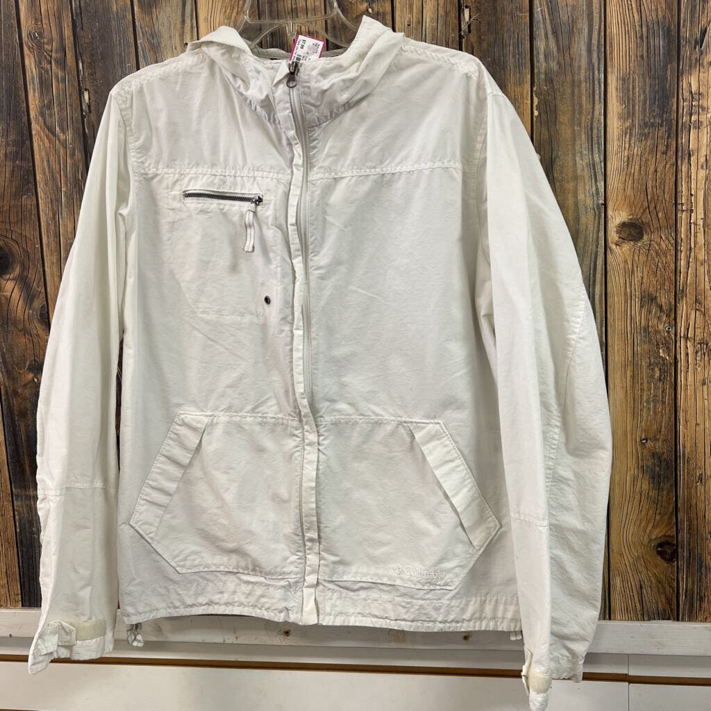Columbia White Jacket, Womens XL