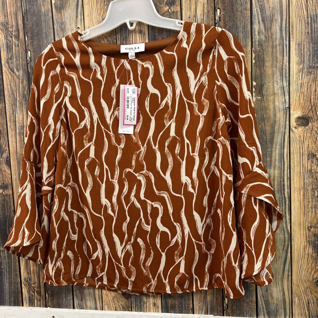 NWT Gilli Rust Top, Womens S