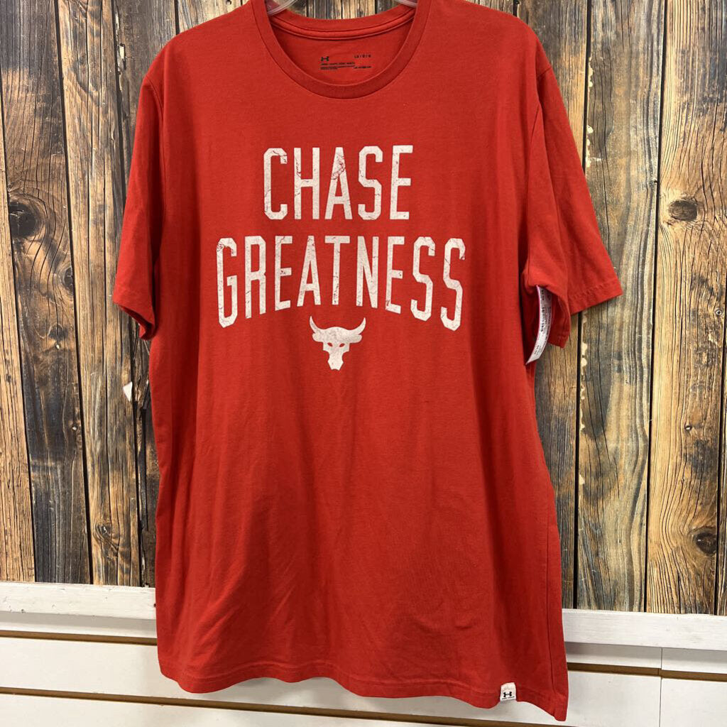 Under Armour Chase Greatness Tee, Mens L
