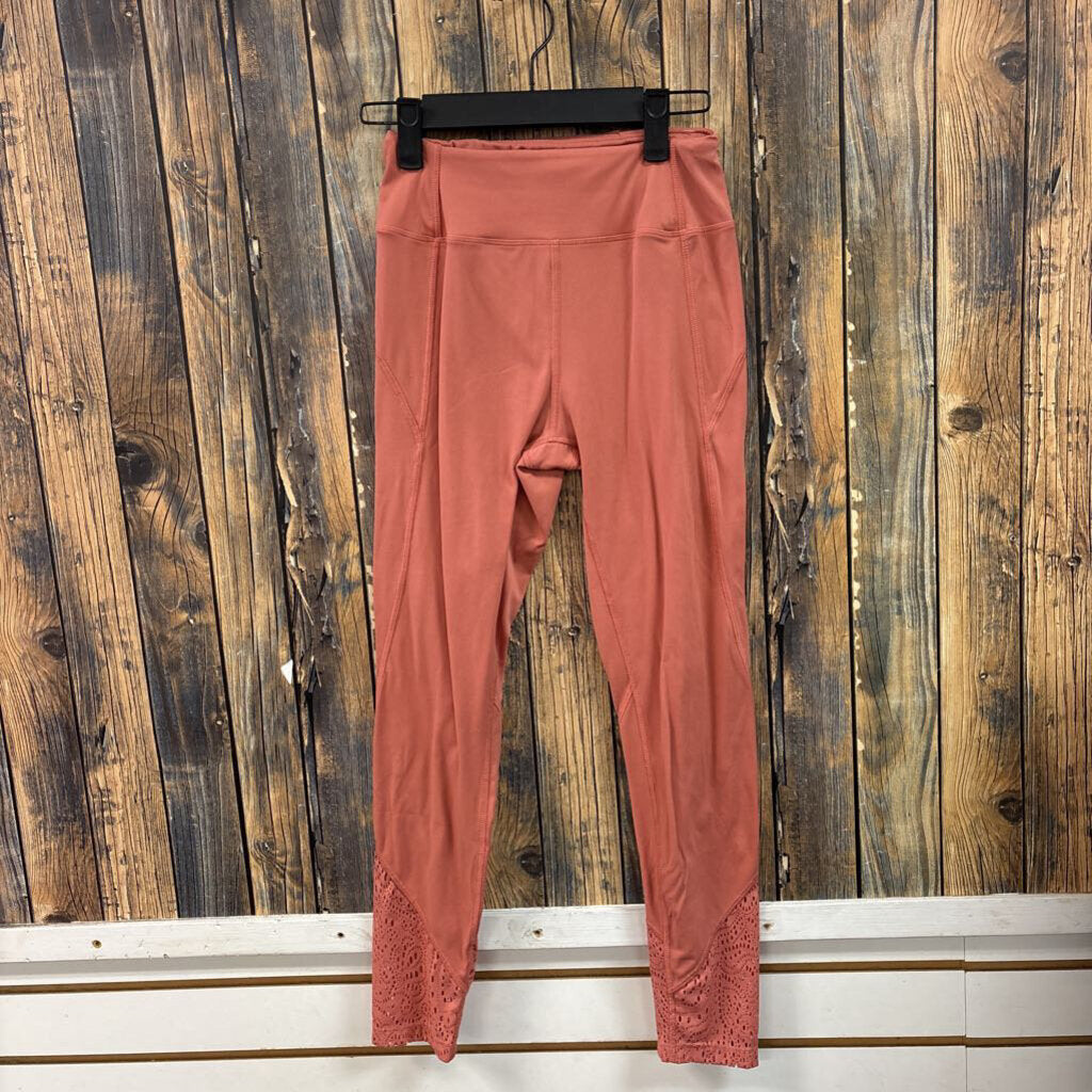PINK Coral Leggings, Women's S