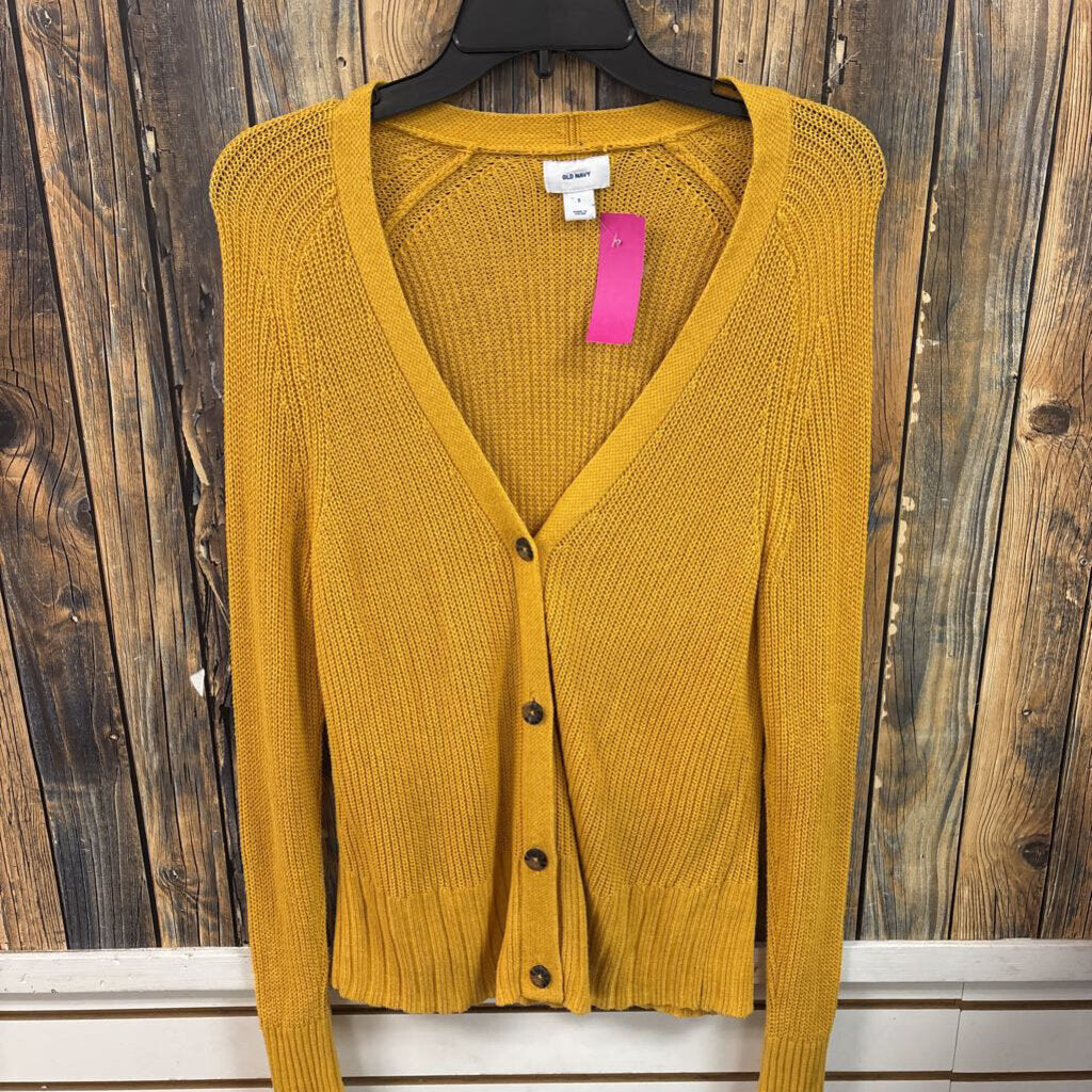 Old Navy Fall Gold Button Sweater, Women's S