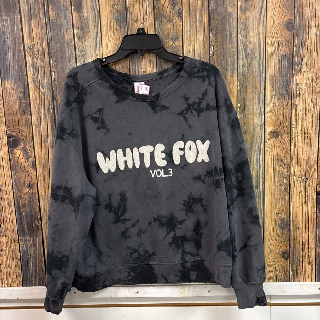 White Fox Sweatshirt, Womens 2X