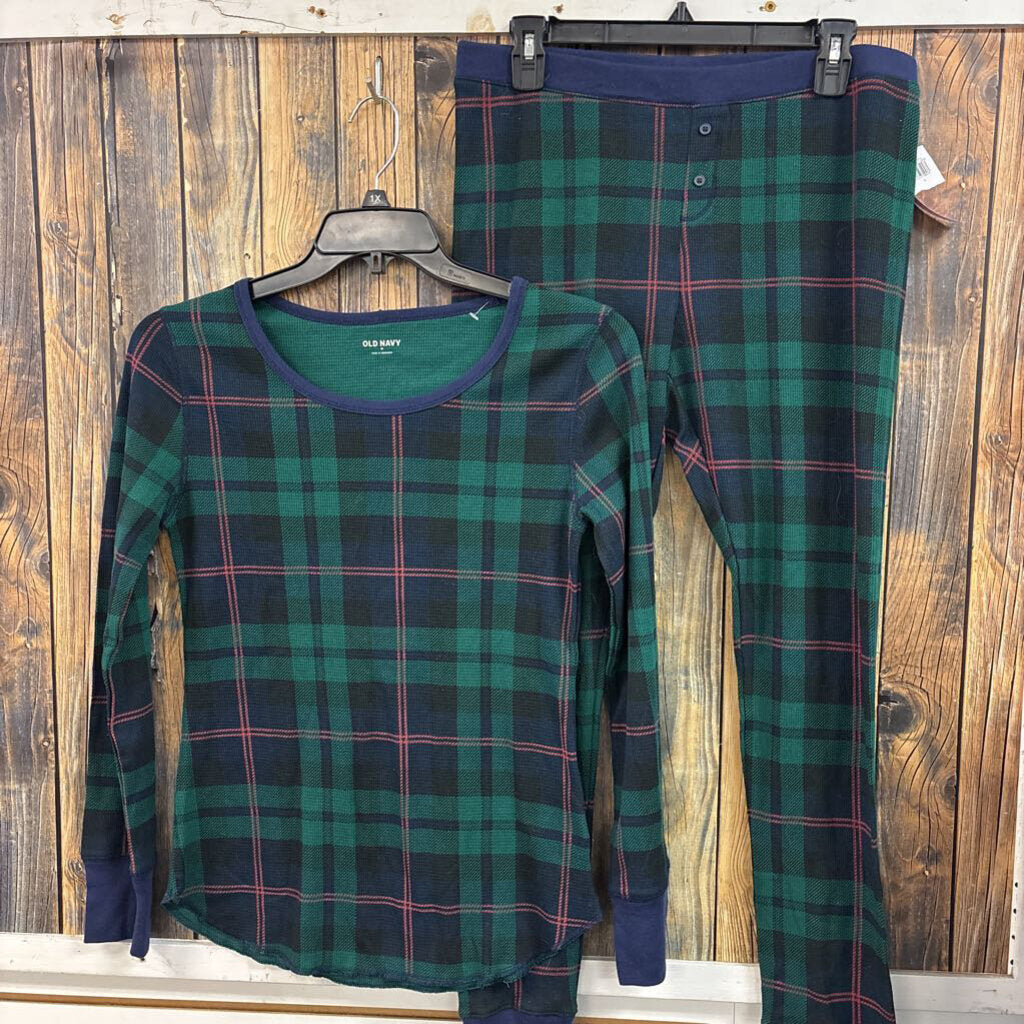 NWT Old Navy Plaid PJ Set, Womens M
