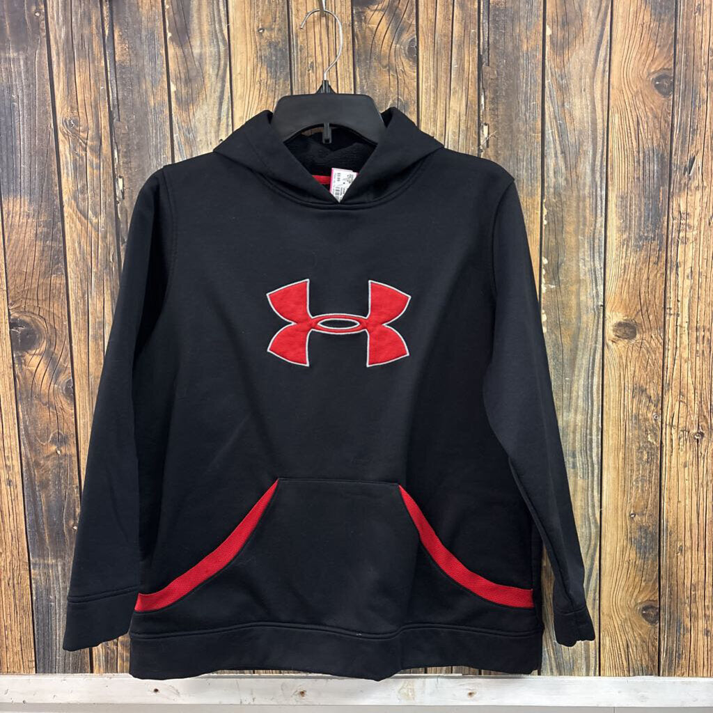 Under Armour Red/Black Hoodie, Youth XL