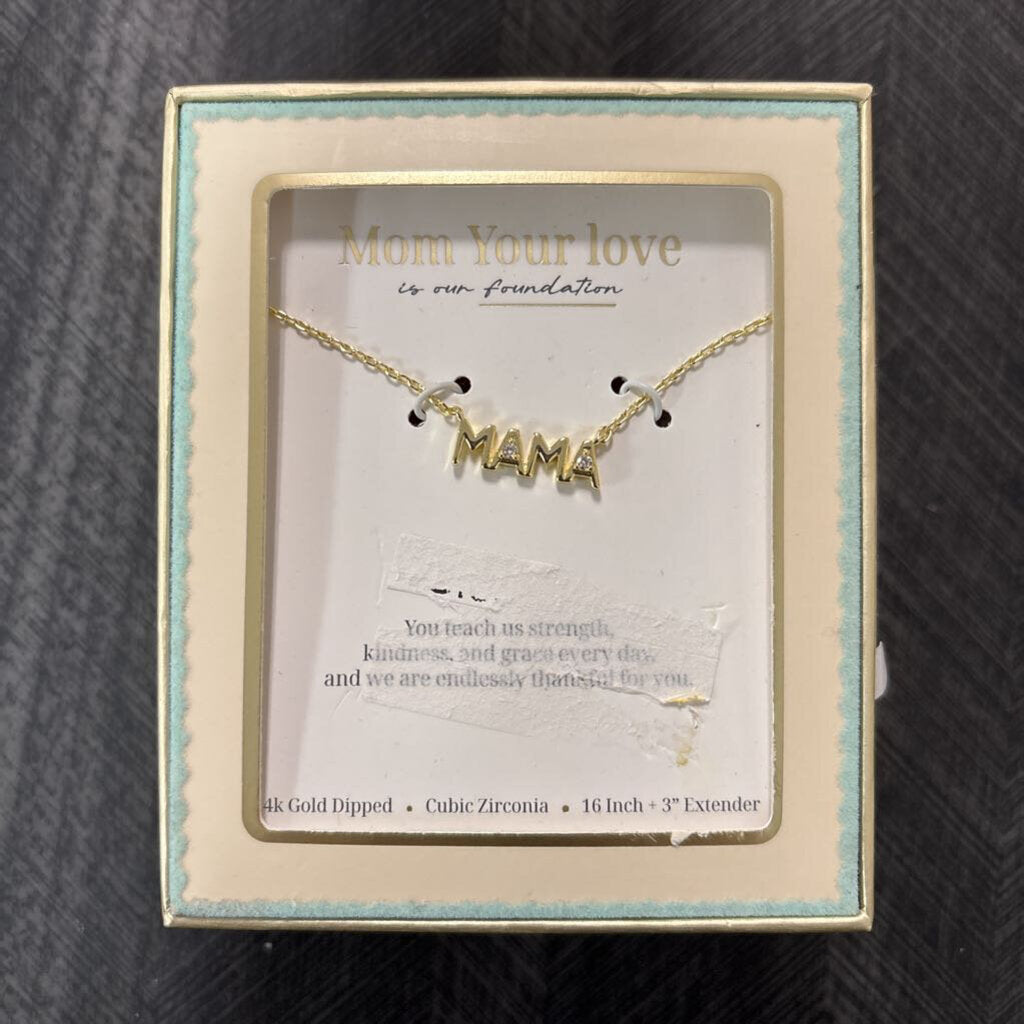 Mama 24k Gold Dipped Necklace