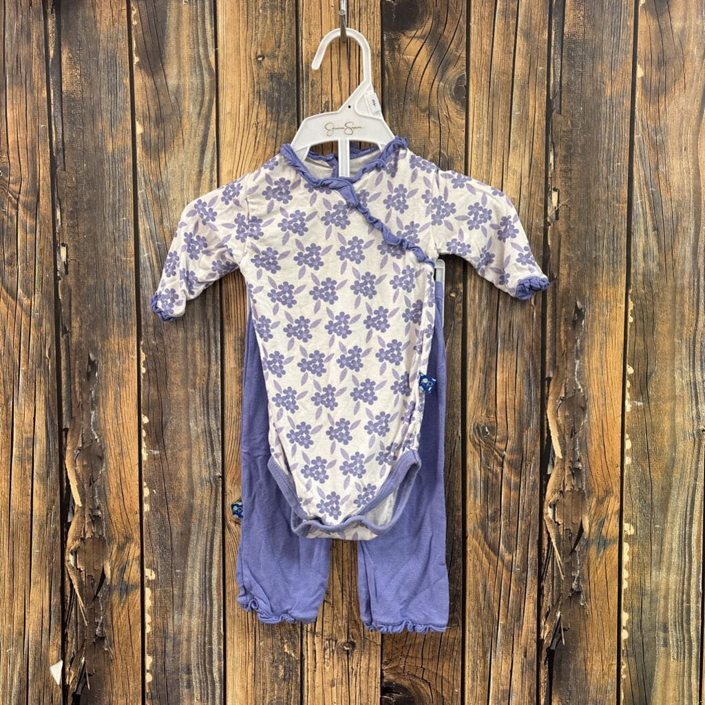 Kic Kee Pants Bamboo Set, Girls 0-3M